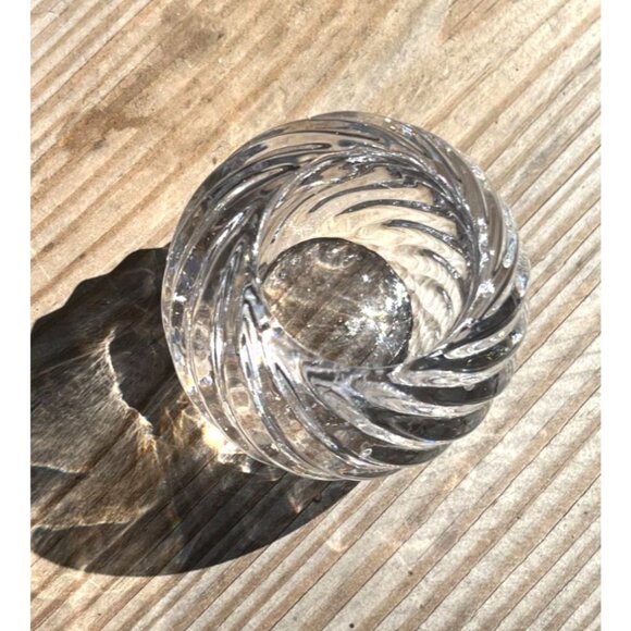 PartyLite Illusions Glass Swirl Tea Light Holder P0463 - Picture 1 of 10